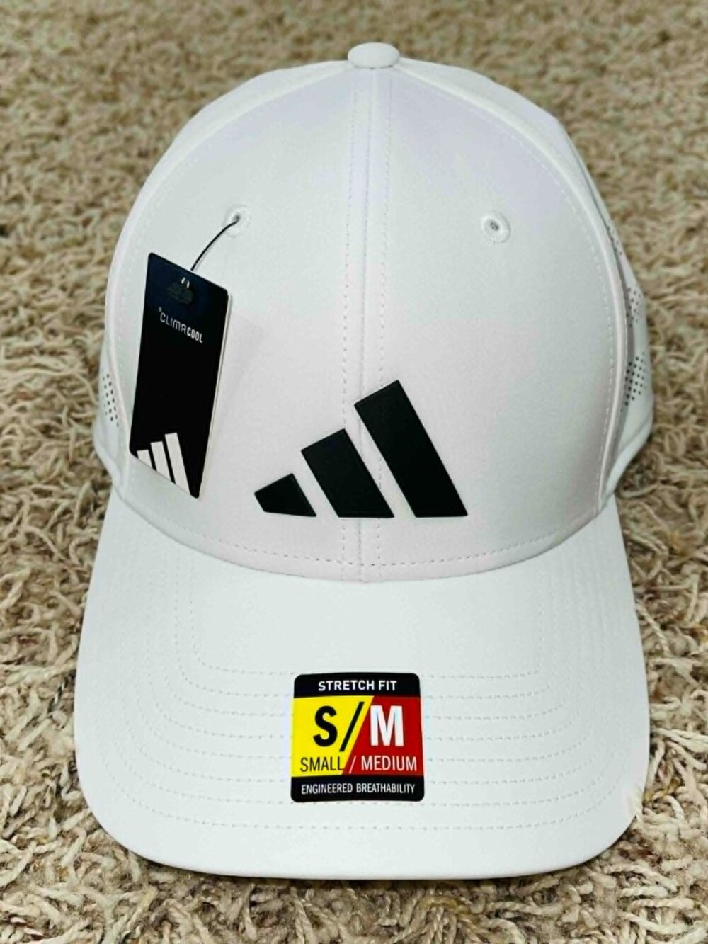 Adidas Game Day Hat White, Size S/M (New)